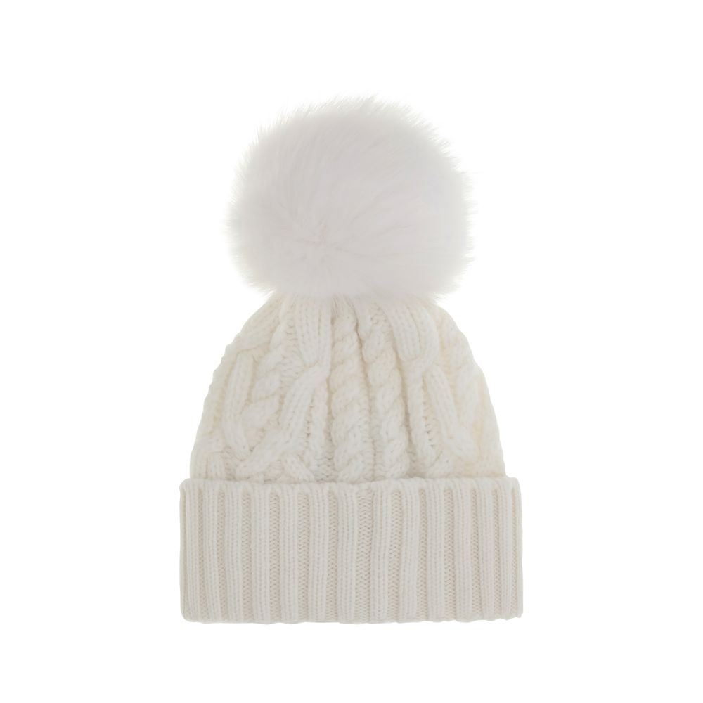 Moncler Cashmere blend Hat with pom-pon LUNESCAPE