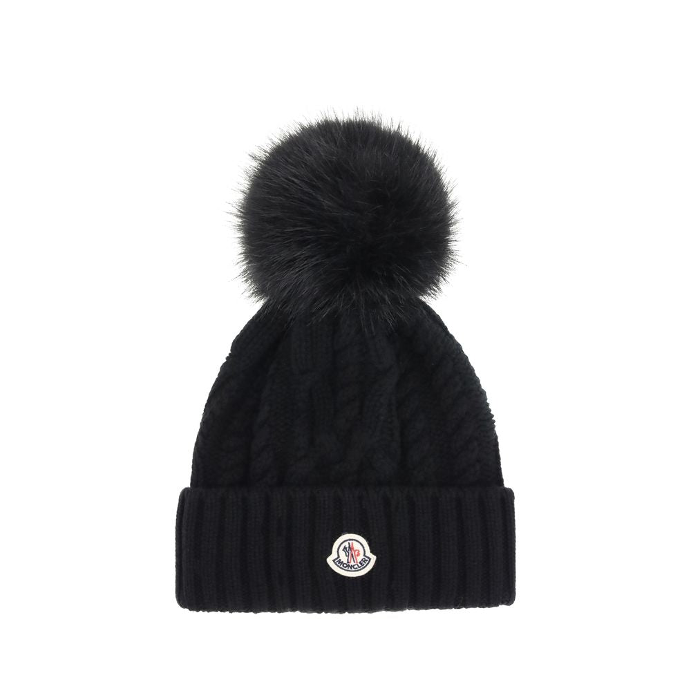 Moncler Cashmere blend Hat with pom-pon LUNESCAPE