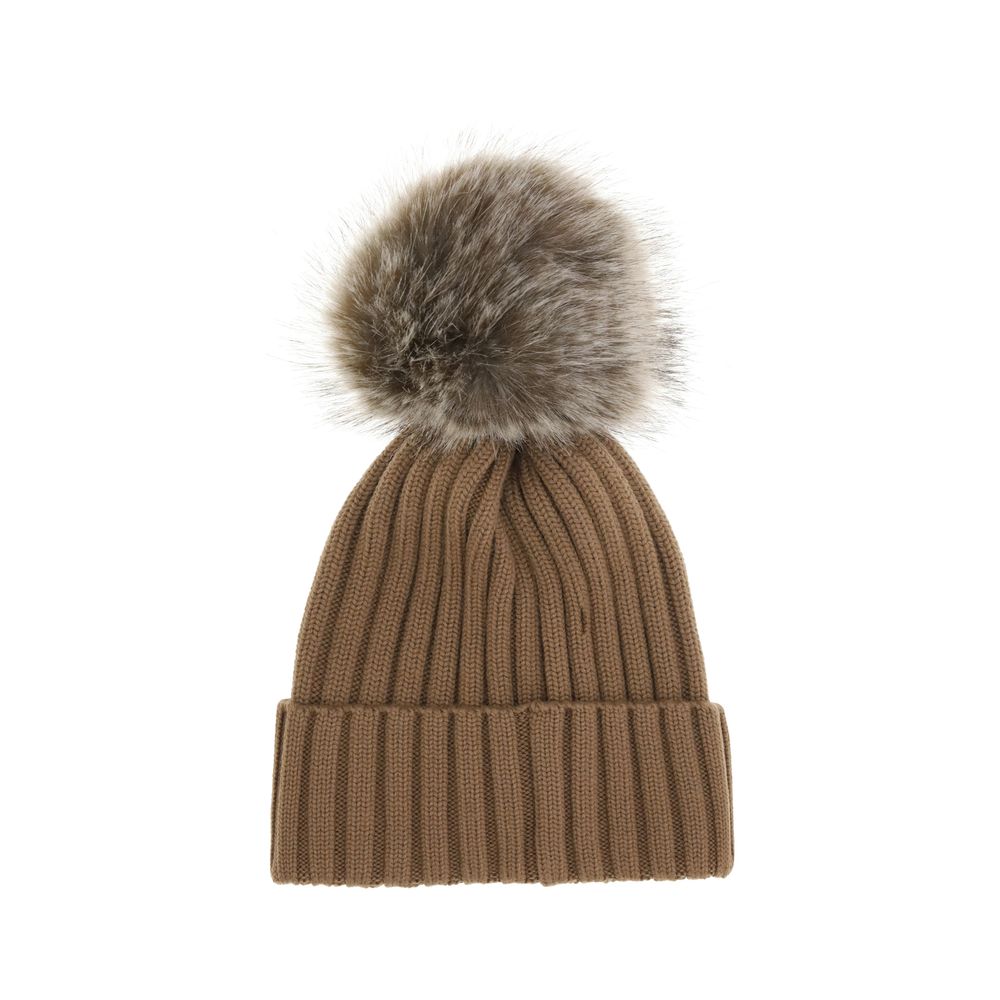 Moncler Pom pom wool Hat LUNESCAPE