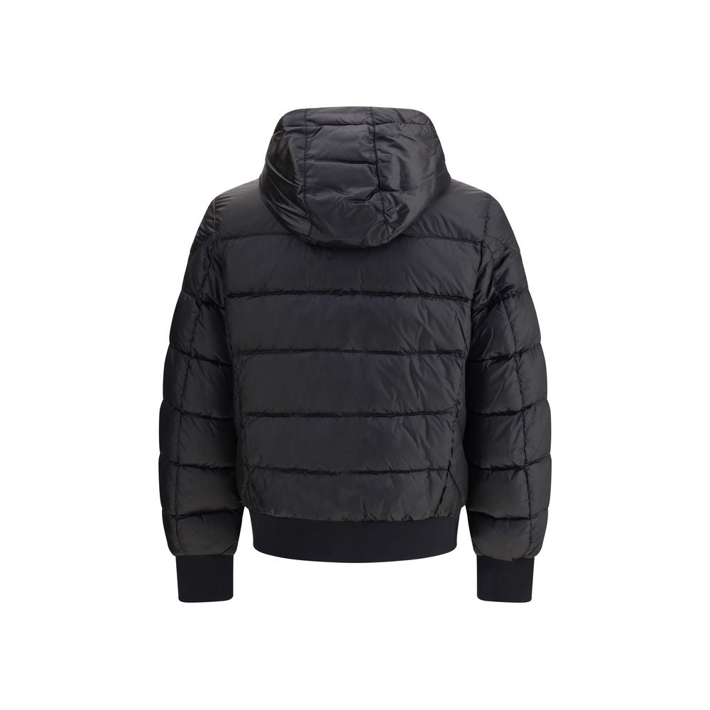 Parajumpers Black Polyamide Jacket Coat