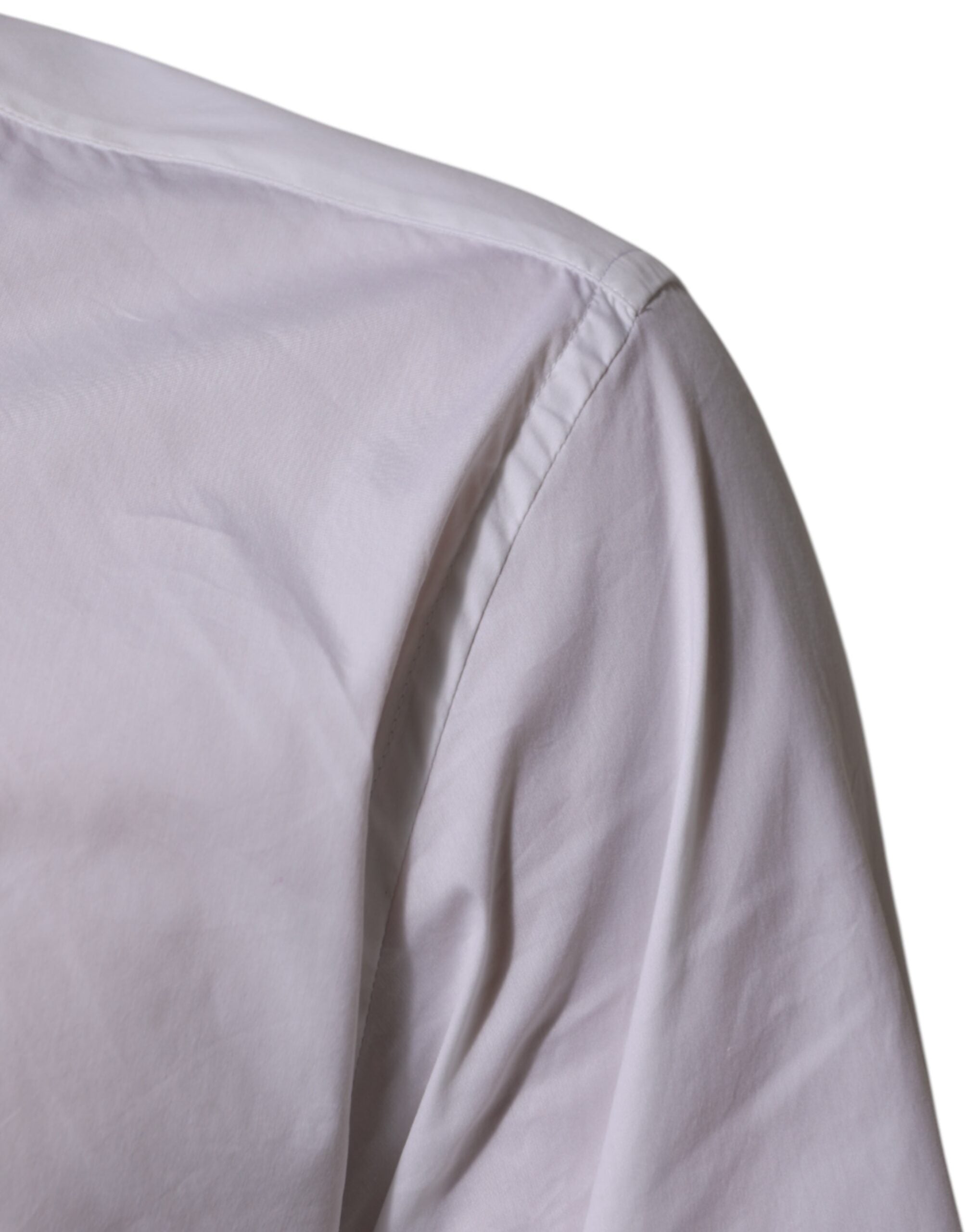 Dolce & Gabbana White Cotton MARTINI Formal Men Dress Shirt