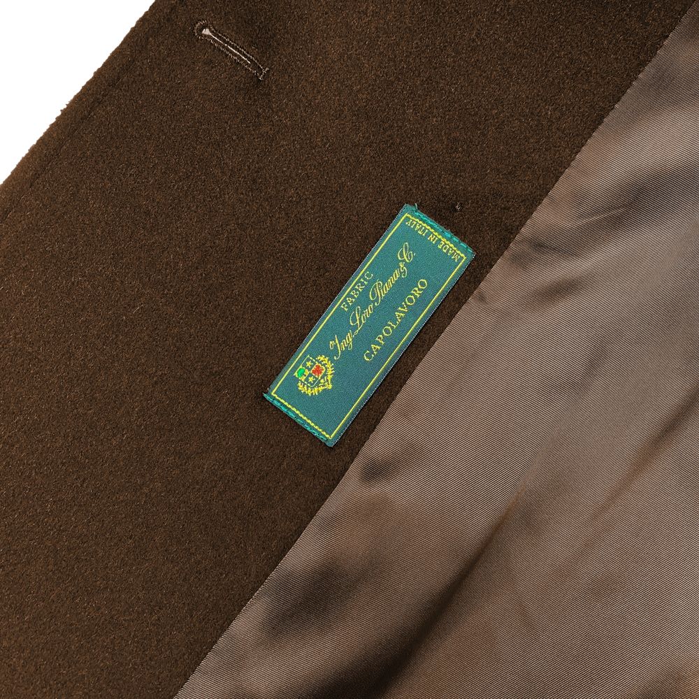Made in Italy Brown Wool Jackets & Coat LUNESCAPE