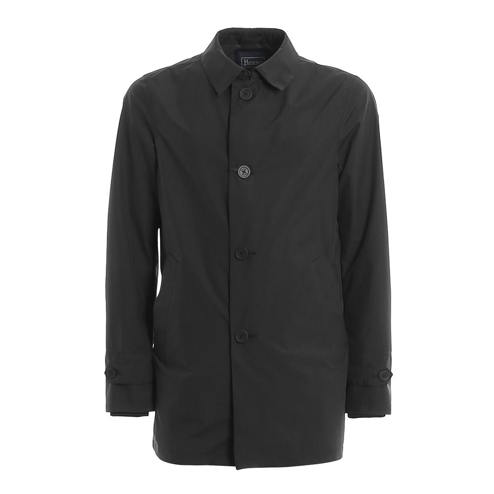 Herno Black Polyester Jacket LUNESCAPE