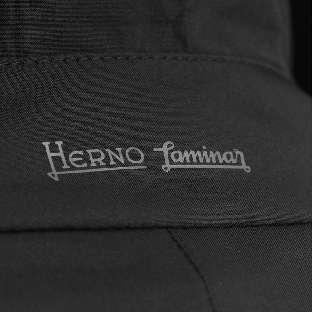 Herno Black Polyester Jacket LUNESCAPE