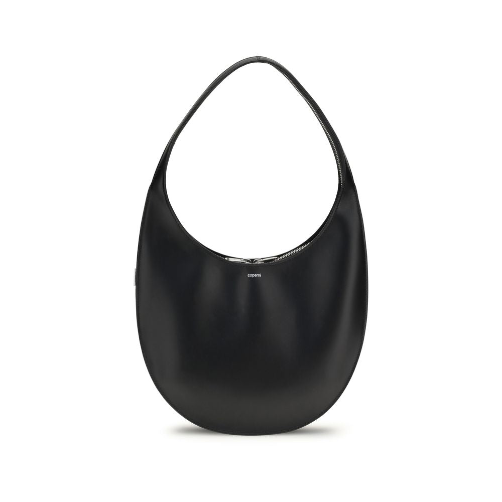 Coperni Black Calf Leather Bos Taurus Shoulder Bag LUNESCAPE