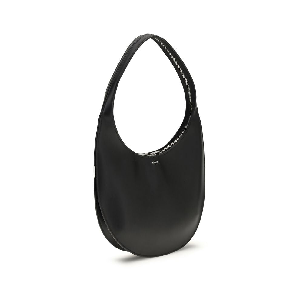 Coperni Black Calf Leather Bos Taurus Shoulder Bag LUNESCAPE