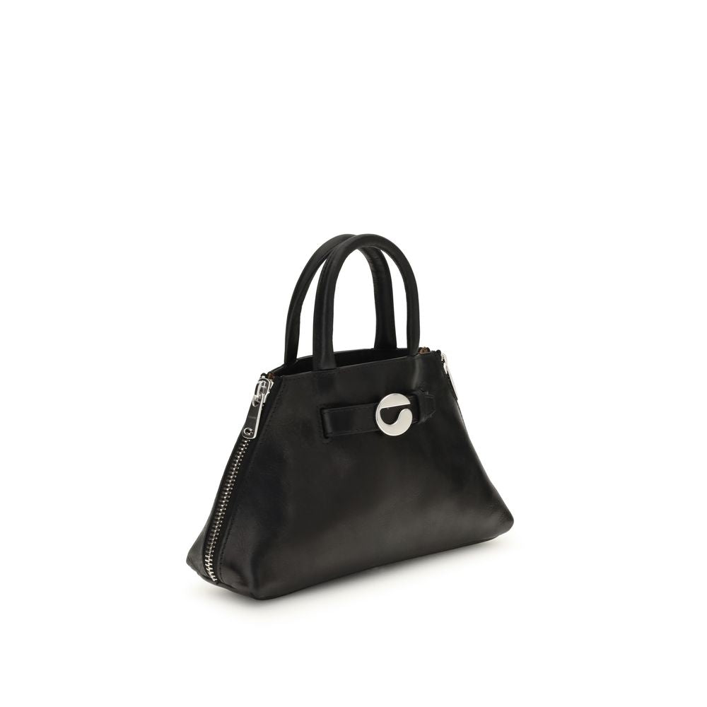 Coperni Black Calf Leather Bos Taurus Shoulder Bag LUNESCAPE