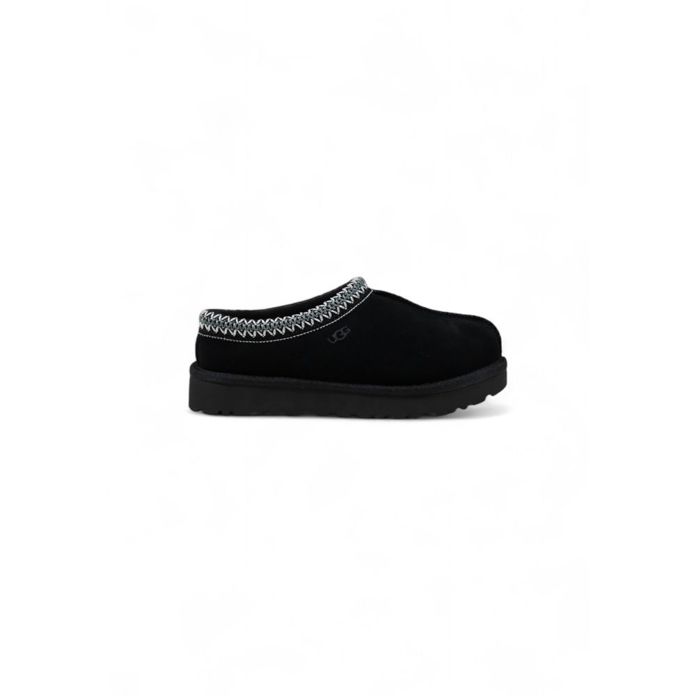 UGG Black Suede Leather Slipper LUNESCAPE
