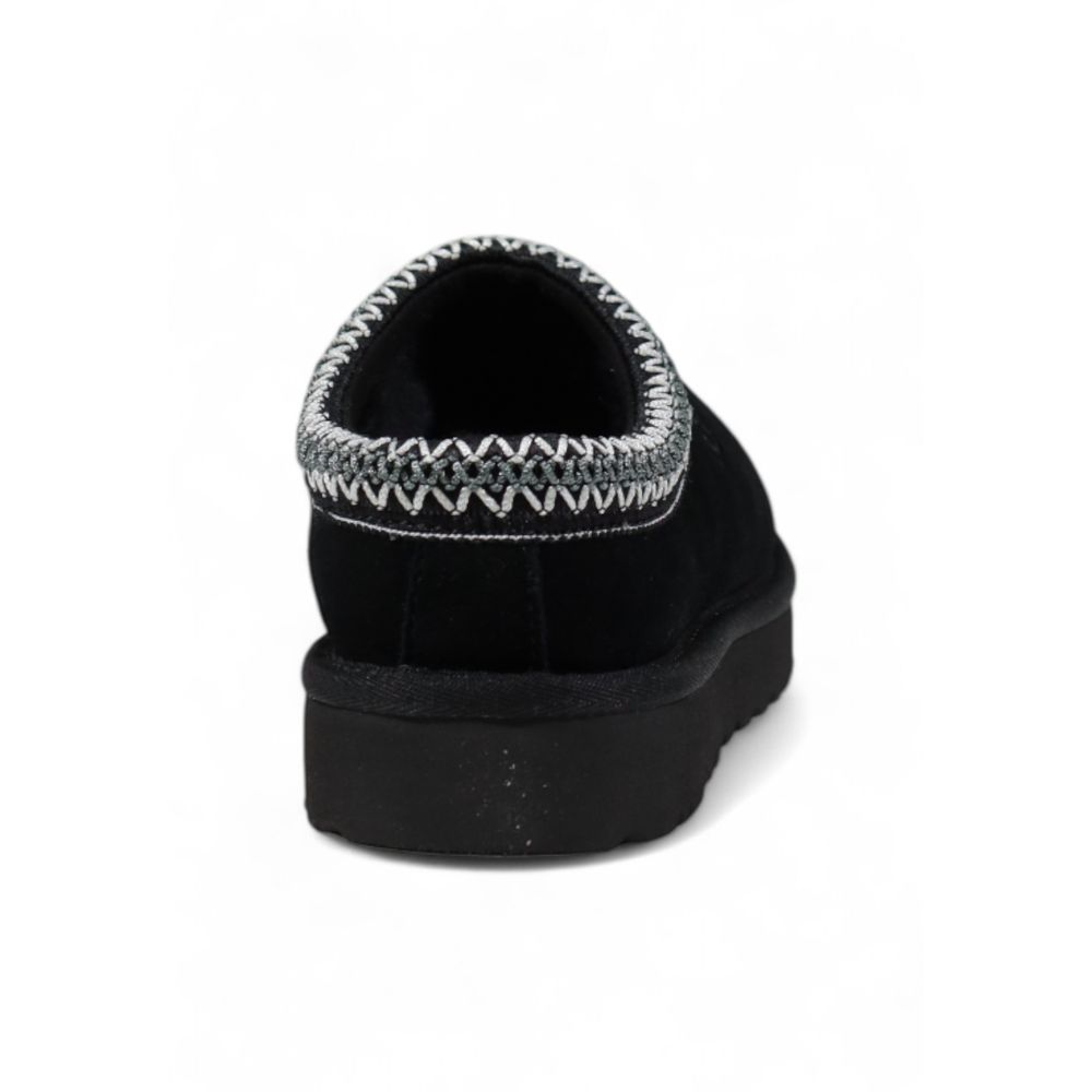 UGG Black Suede Leather Slipper LUNESCAPE