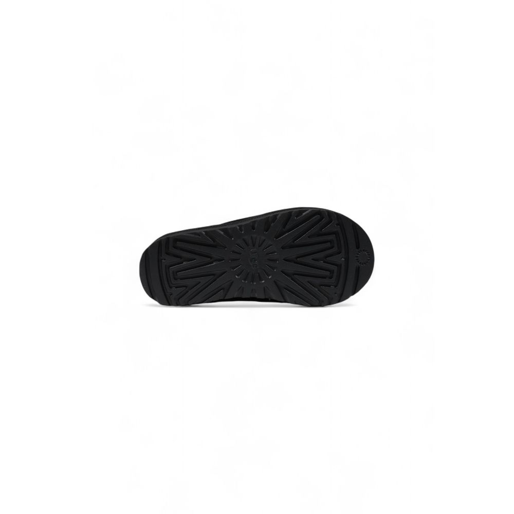 UGG Black Suede Leather Slipper LUNESCAPE