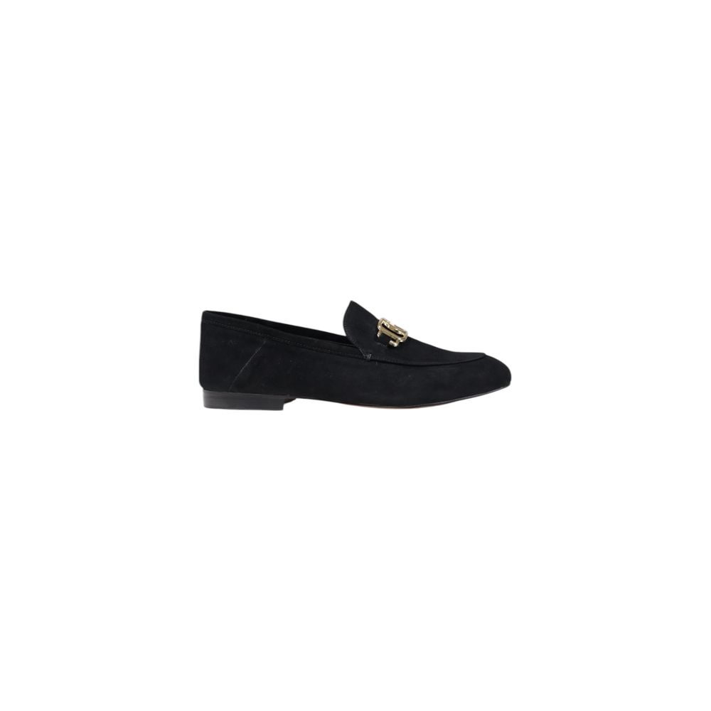 Guess Black Leather Platform Pumps