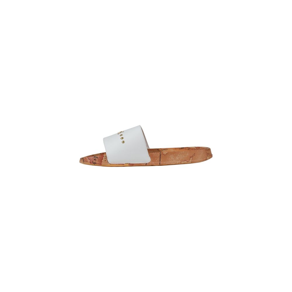 Alviero Martini Prima Classe White Polyethylene Slipper LUNESCAPE