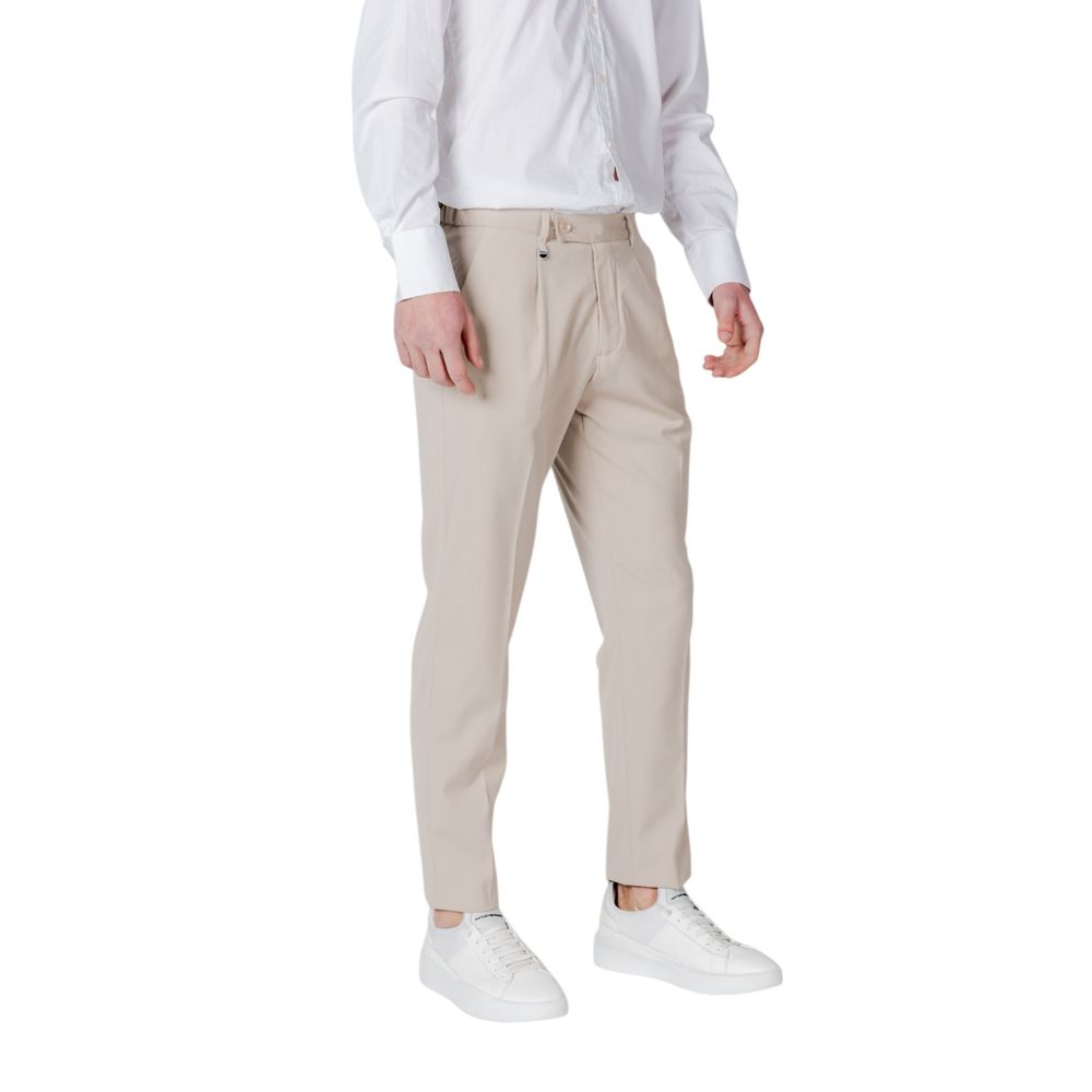 Antony Morato Beige Polyester Casual Pants