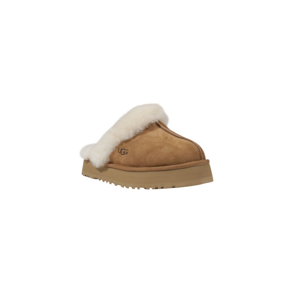 UGG Beige Suede Leather Slipper LUNESCAPE
