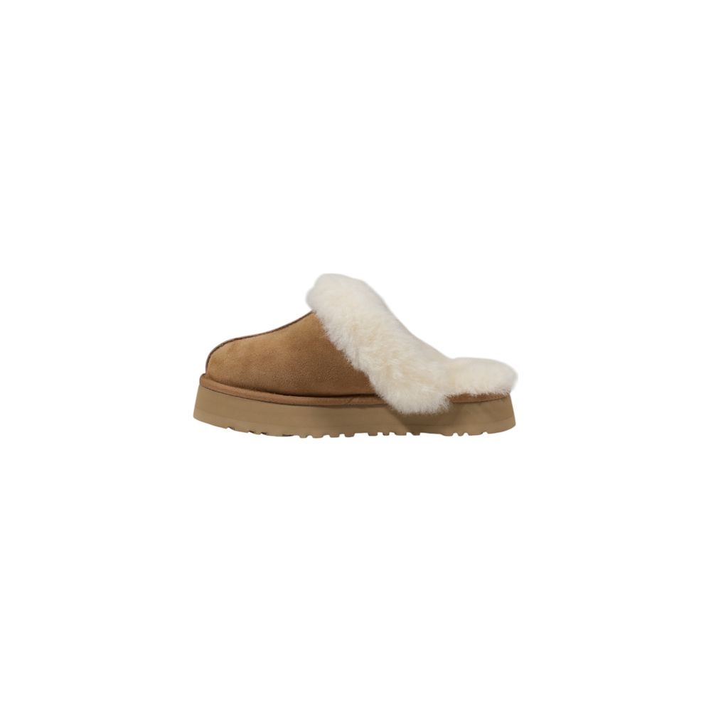 UGG Beige Suede Leather Slipper LUNESCAPE