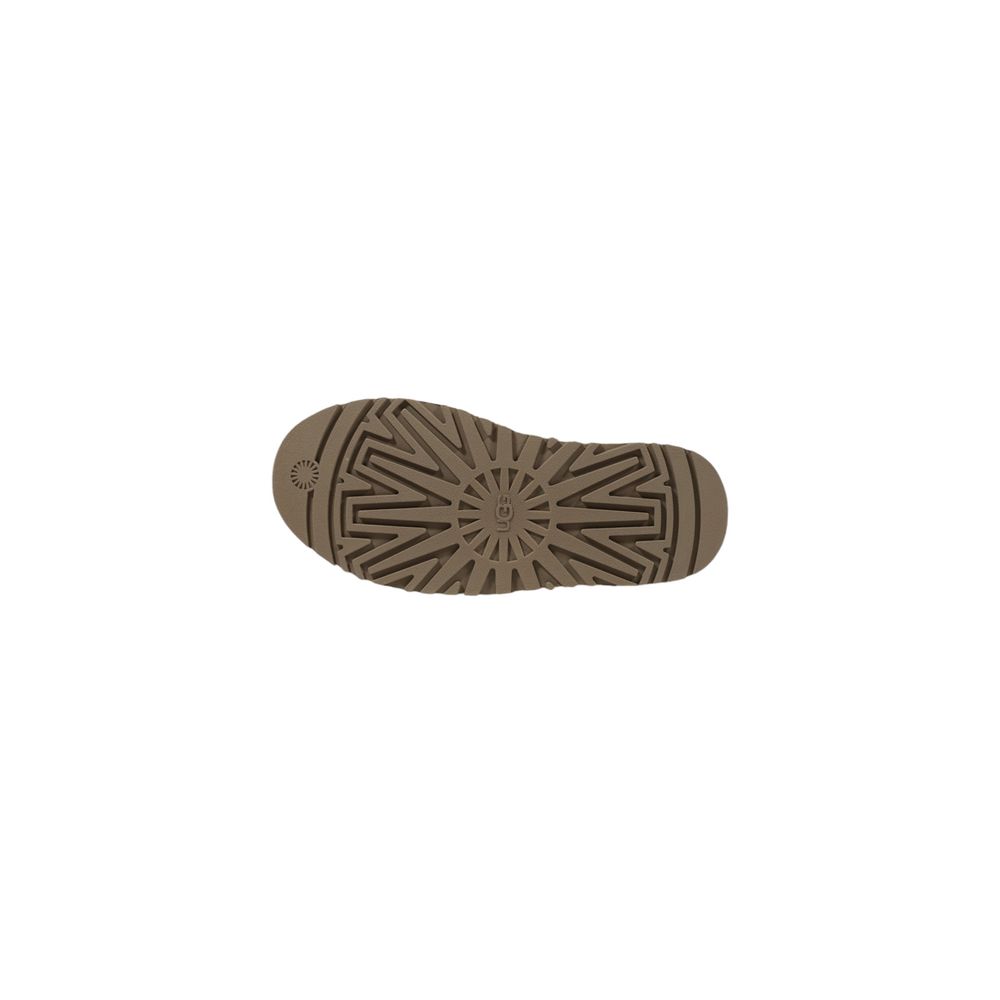 UGG Beige Suede Leather Slipper LUNESCAPE