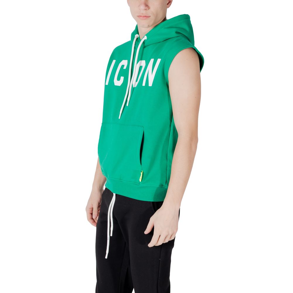 Icon Green Cotton Hoody LUNESCAPE