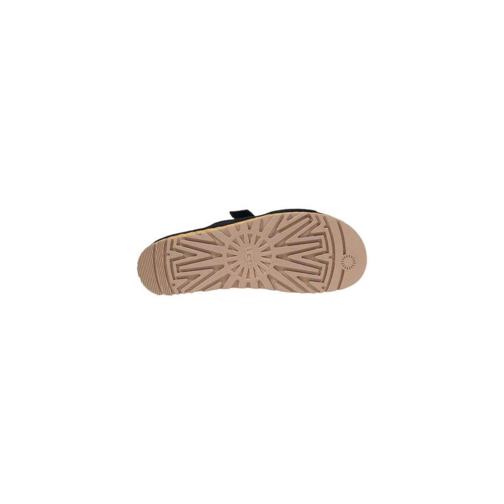 UGG Black Suede Leather Sandal LUNESCAPE