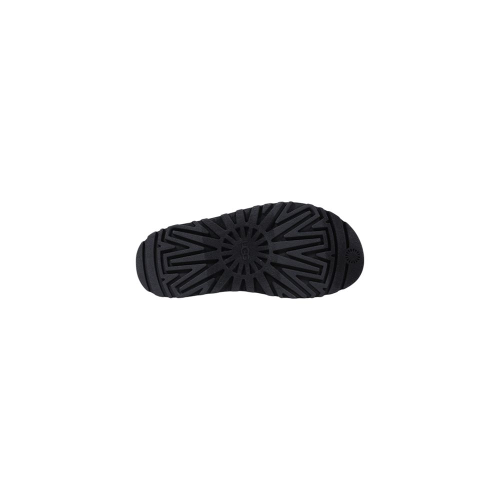UGG Black Artificial Leather Platform LUNESCAPE