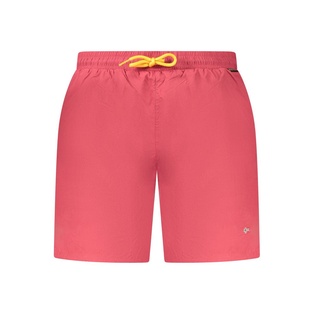 Napapijri Rosso Poliammide Men's Swim Boxer