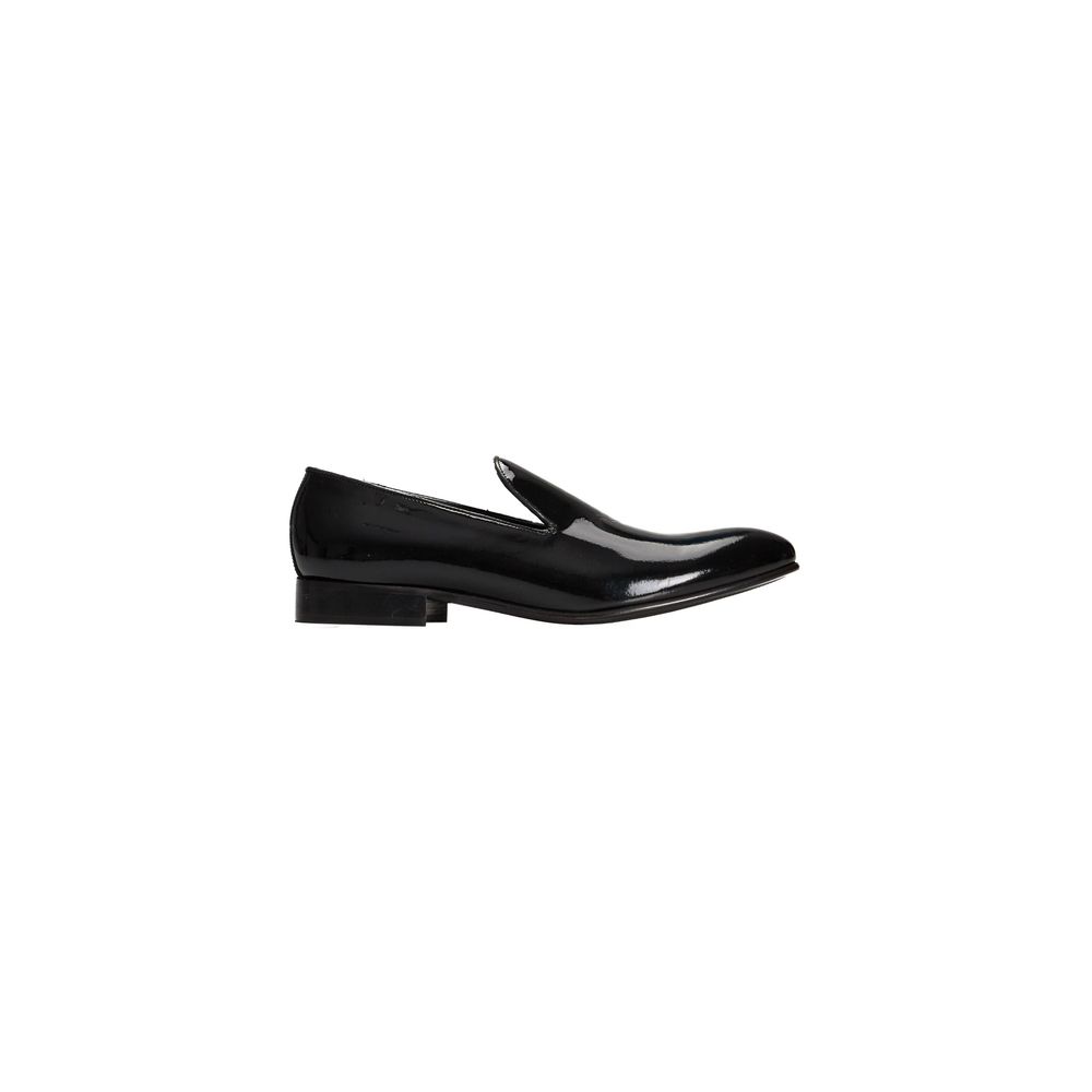Roberto Pepe Luxury Black Calfskin Men Moccasin
