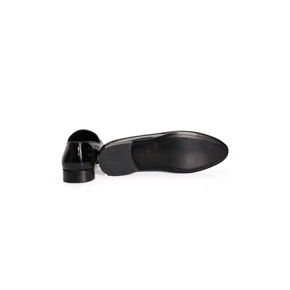 Roberto Pepe Luxury Black Calfskin Men Moccasin