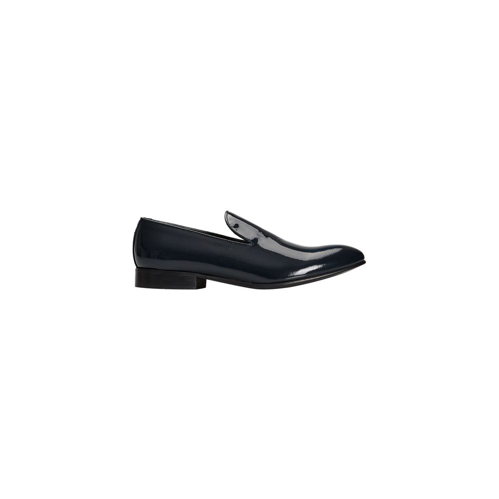 Roberto Pepe Luxury Blue Calfskin Moccasin