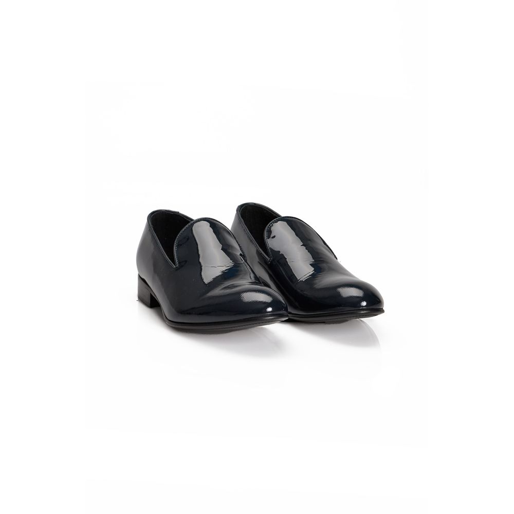 Roberto Pepe Luxury Blue Calfskin Moccasin