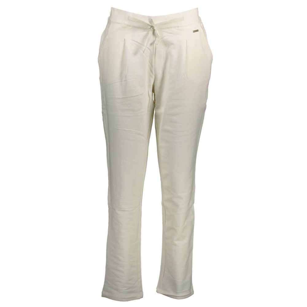 U.S. POLO ASSN. White Cotton Pant LUNESCAPE
