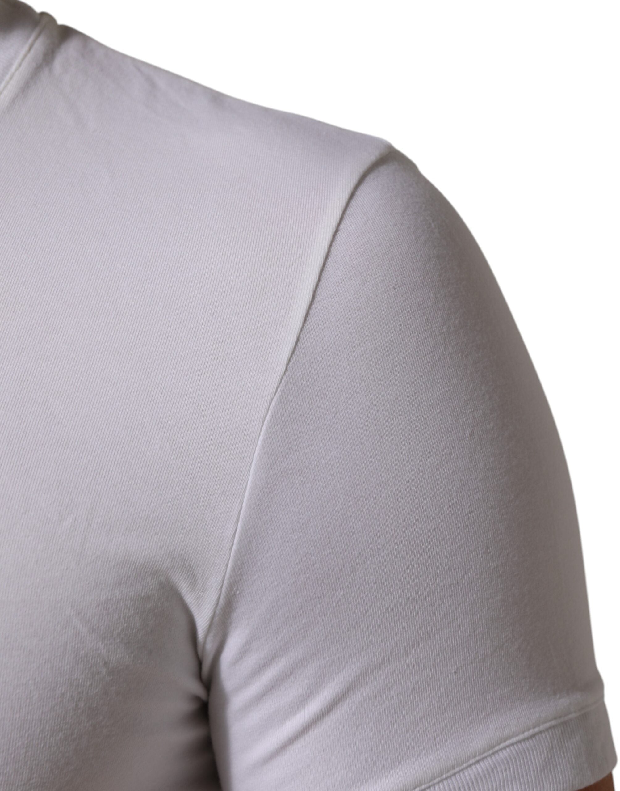 Dolce & Gabbana White Cotton Round Neck Underwear T-shirt LUNESCAPE