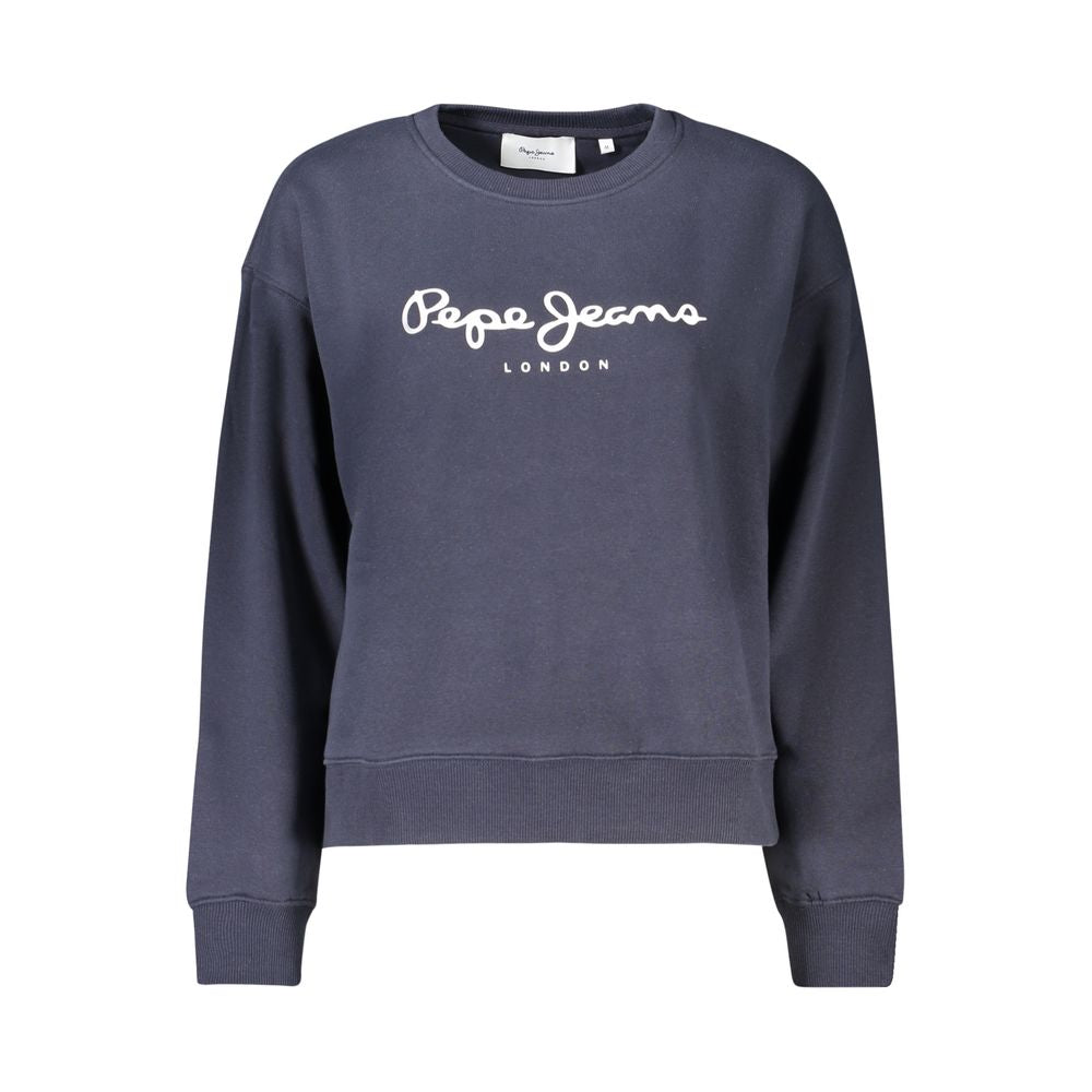 Pepe Jeans Blue Cotton Sweatshirt LUNESCAPE