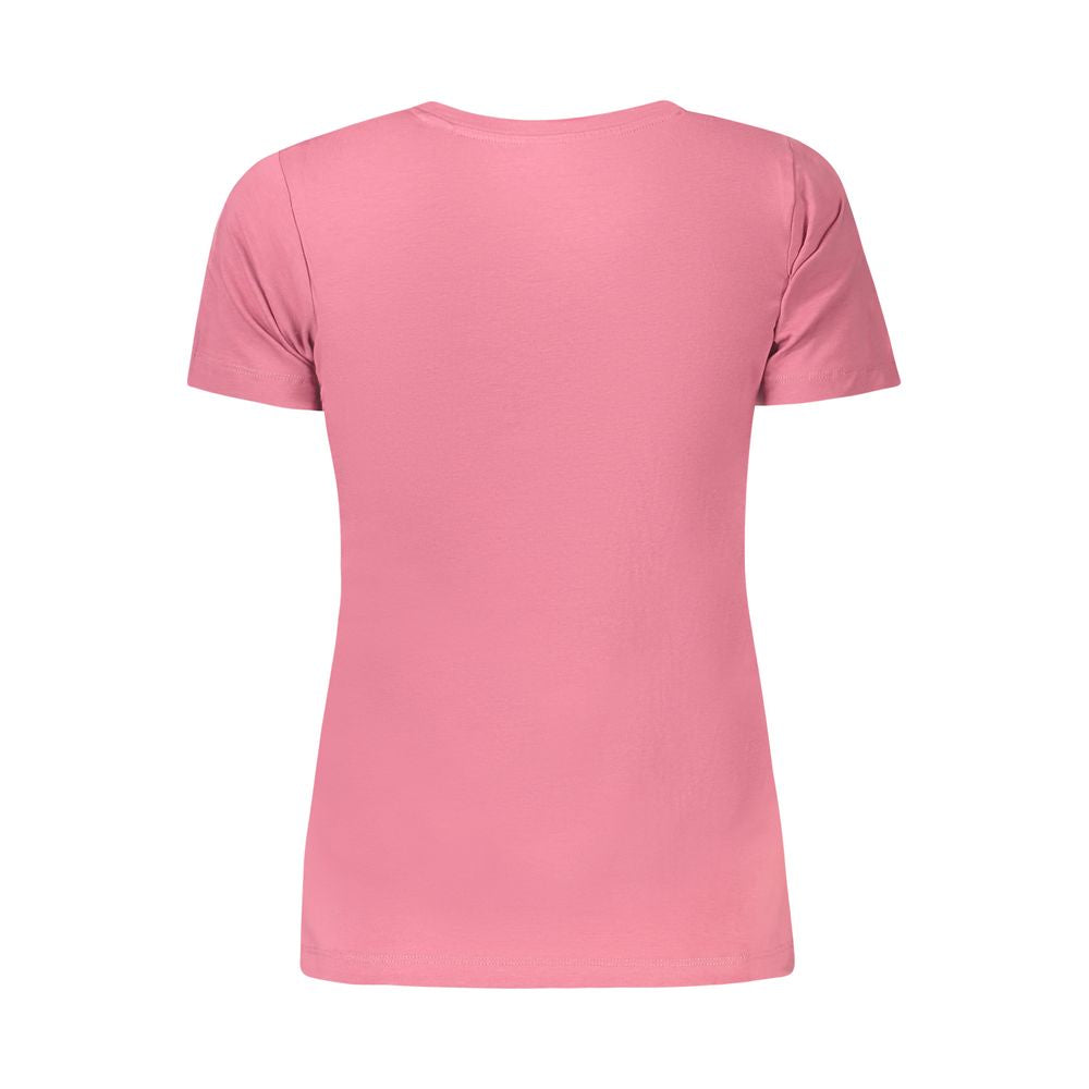 Pepe Jeans Pink Cotton T-Shirt LUNESCAPE
