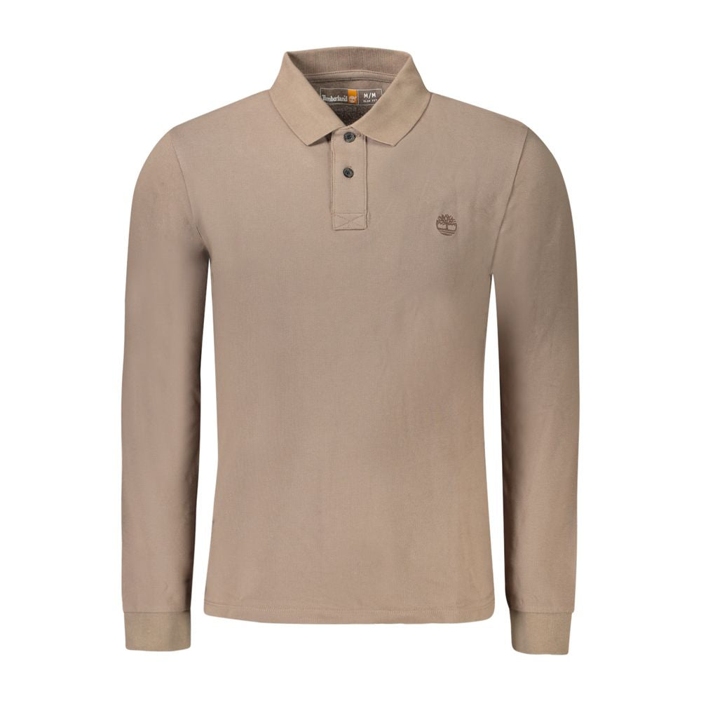 Timberland Brown Cotton Polo Shirt LUNESCAPE