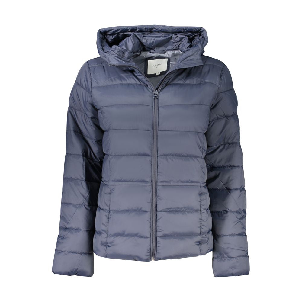 Pepe Jeans Blue Polyamide Jackets & Coat LUNESCAPE
