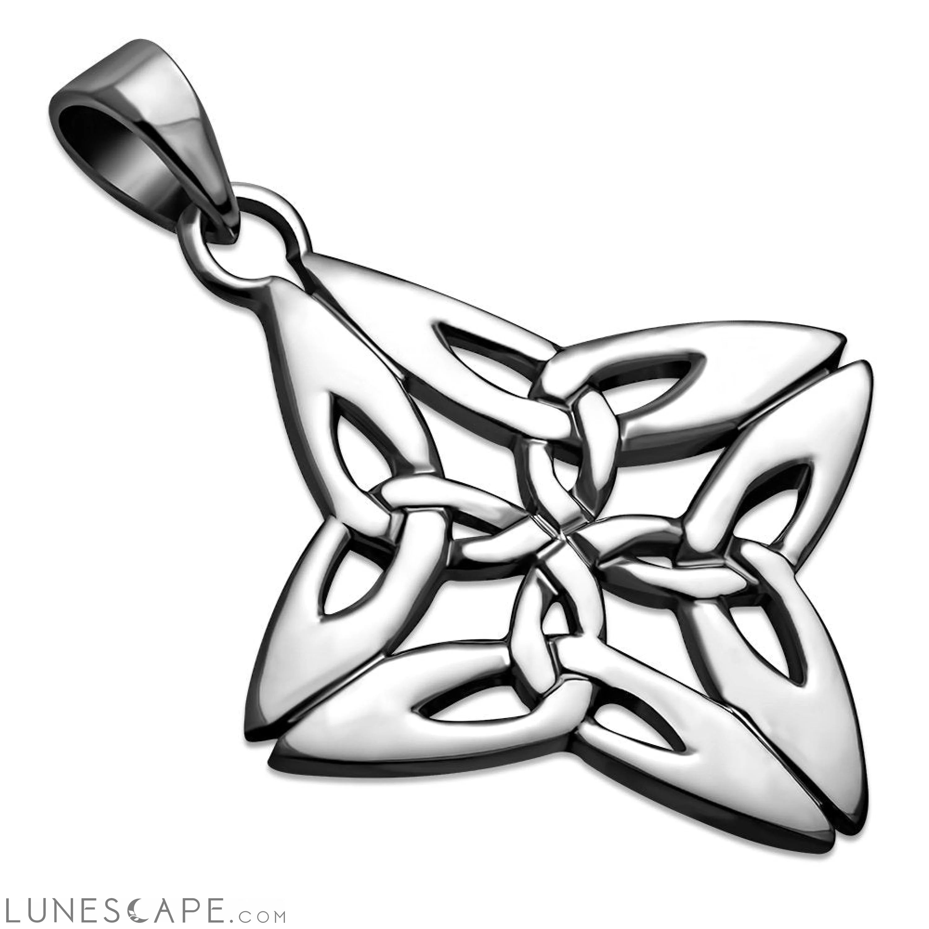 925 Sterling Silver Celtic Knot Pendant LUNESCAPE