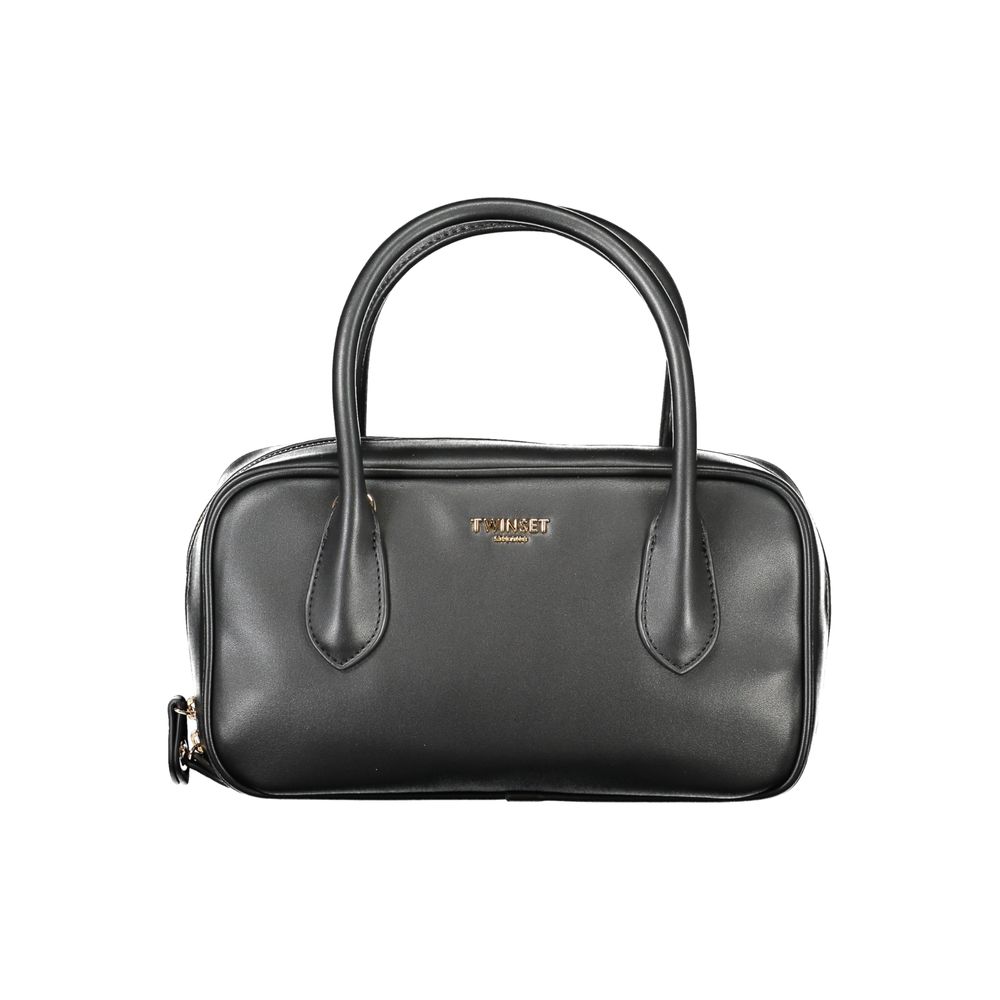 Twinset Black Polyurethane Women Handbag LUNESCAPE