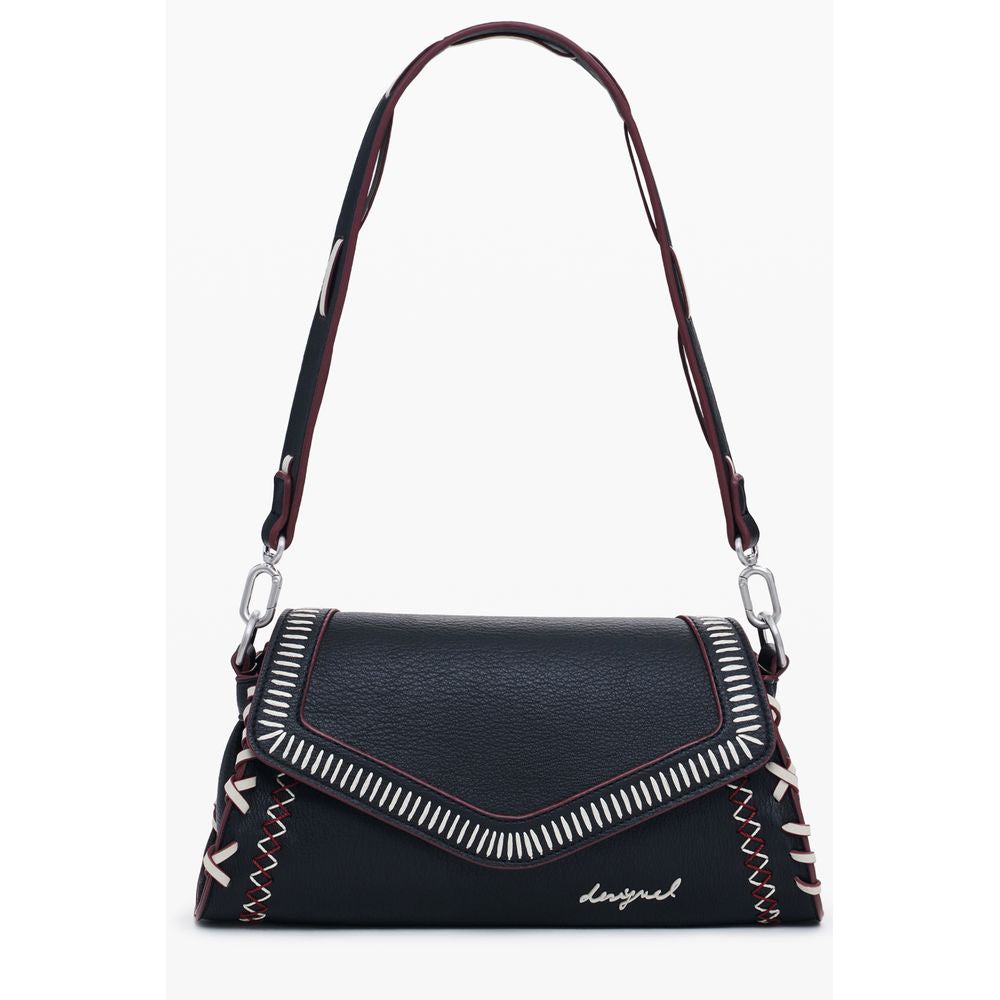 Desigual Nero Poliuretano Donna Borsa LUNESCAPE