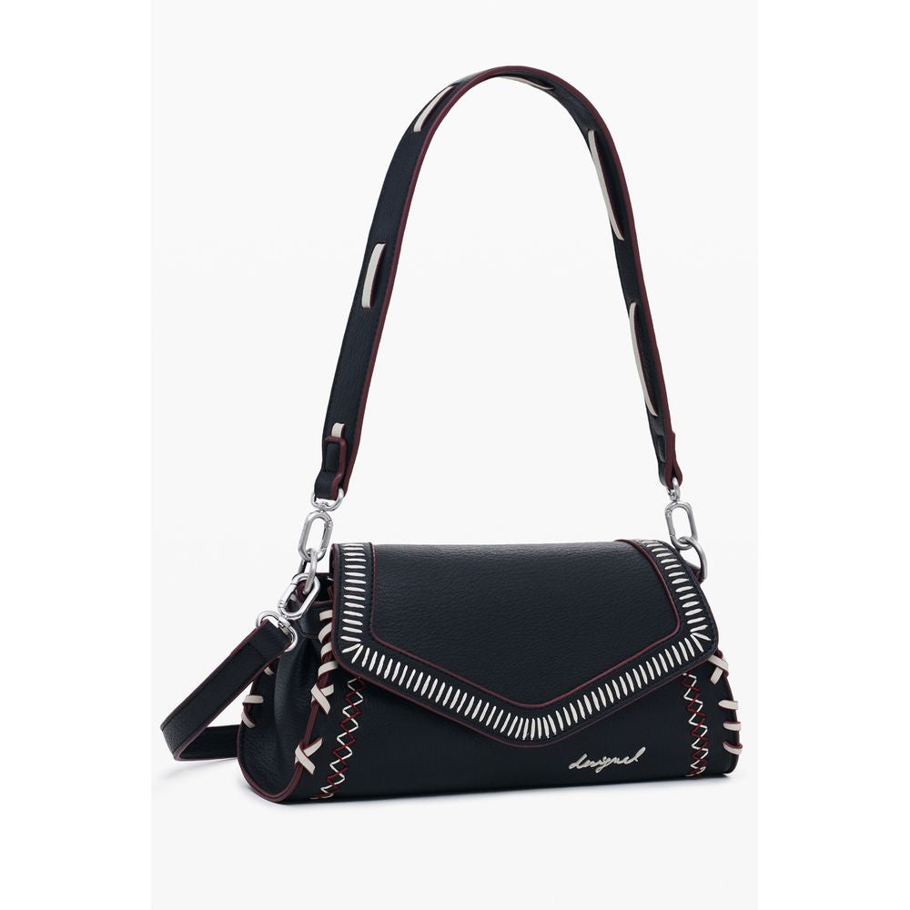 Desigual Nero Poliuretano Donna Borsa LUNESCAPE