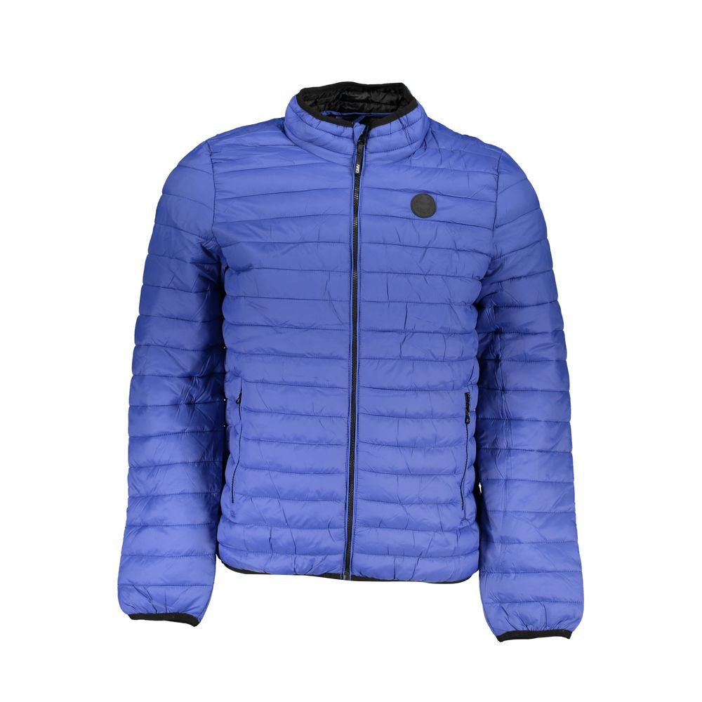 Gianmarco Venturi Blu Poliammide Men's Jacket LUNESCAPE