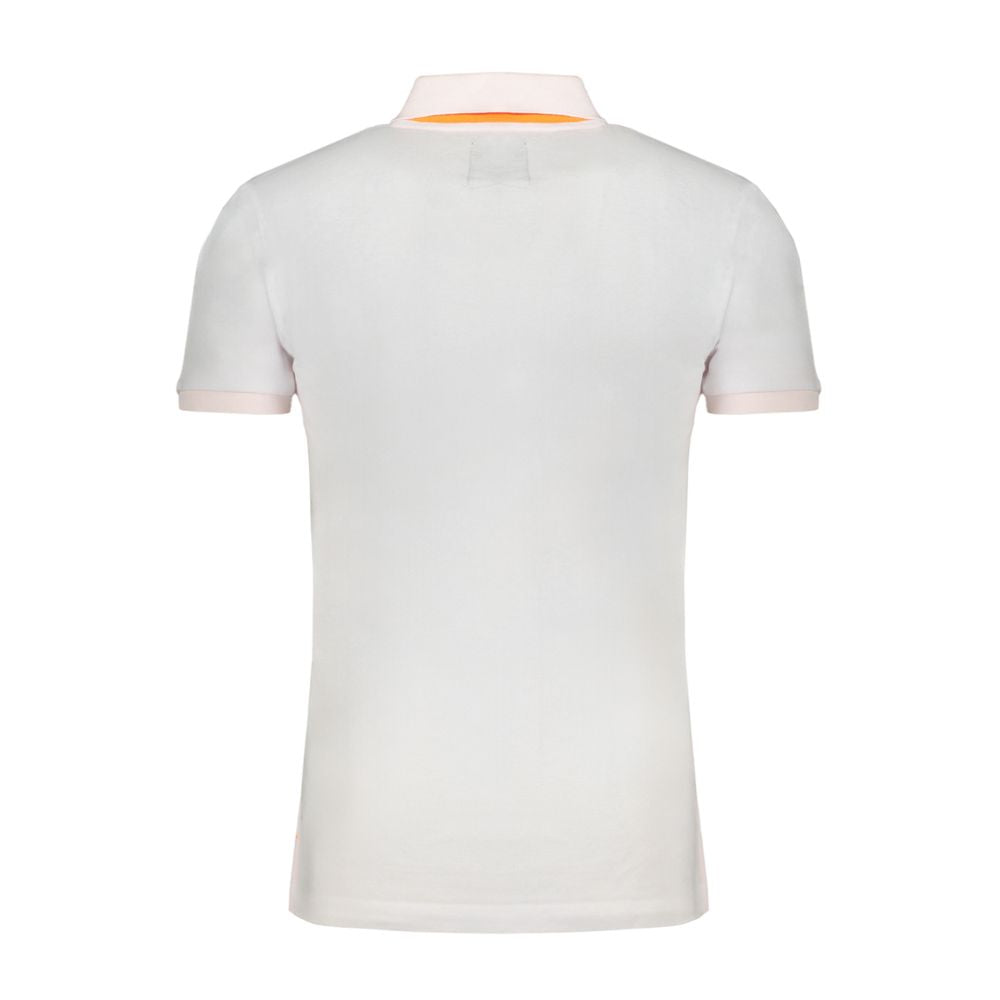 Gianmarco Venturi White Cotton Men Polo Shirt LUNESCAPE