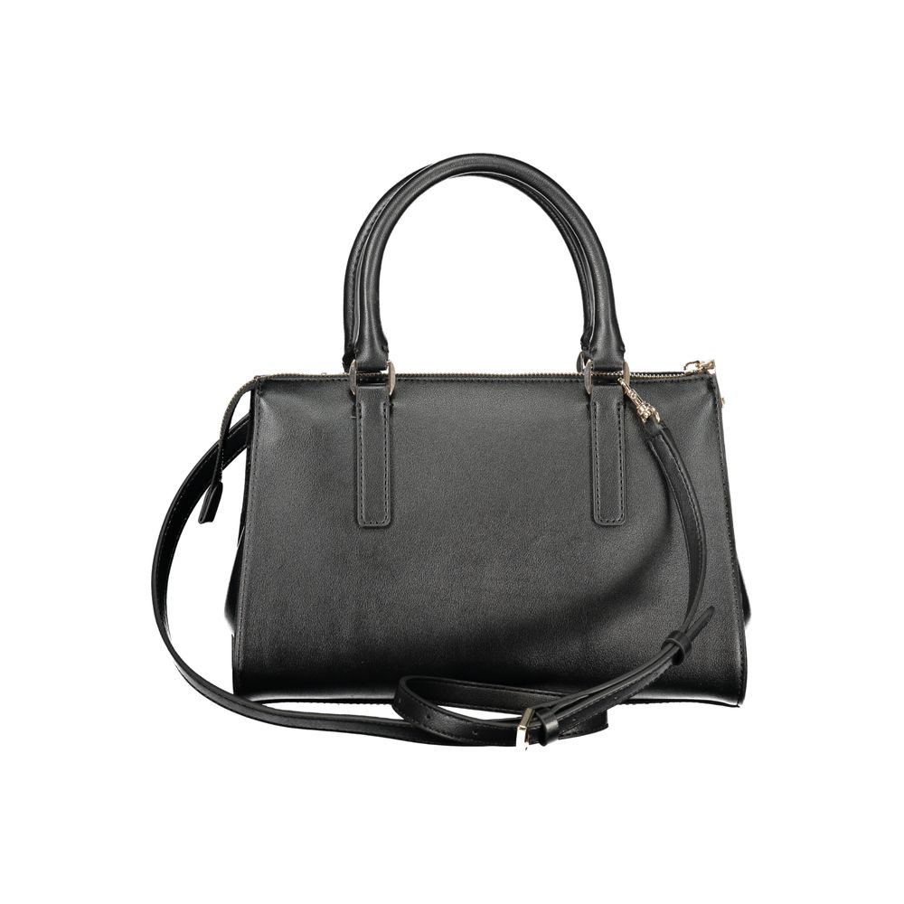 Guess Jeans Black Polyurethane Women Handbag LUNESCAPE