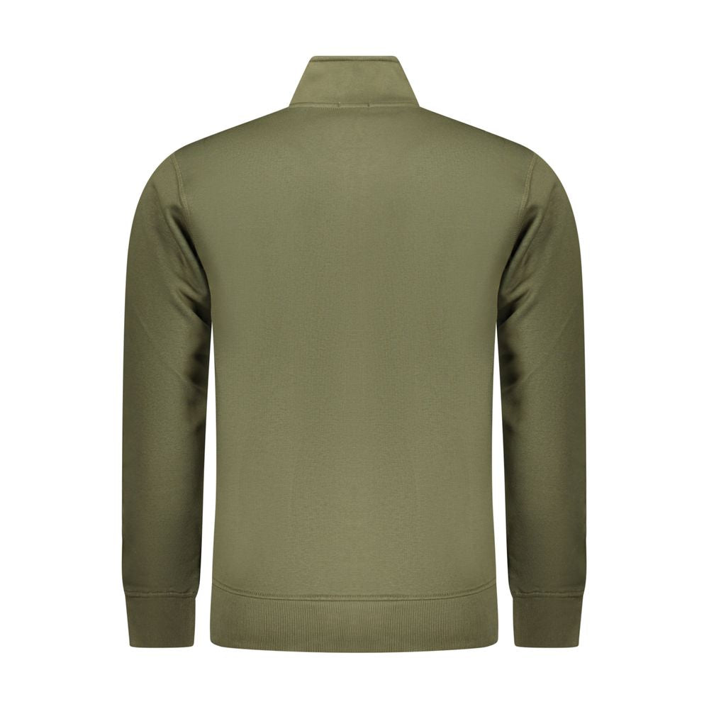 Rifle Green Zip Men's Sweatshirt