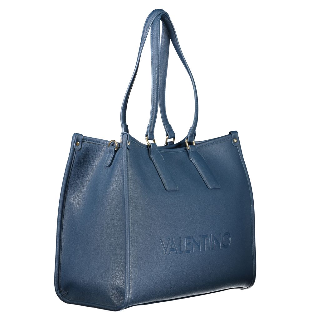Mario Valentino Blue Polyurethane Women's Bag