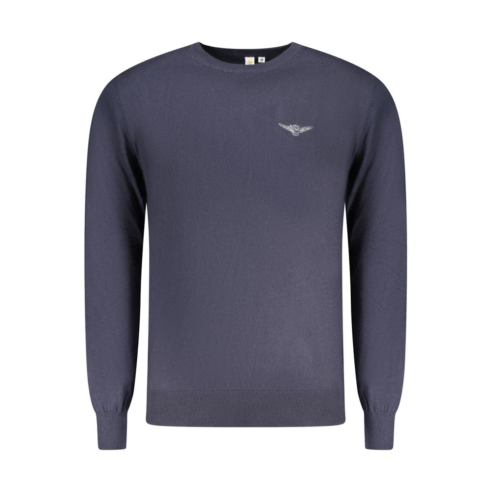 Accademia Militare Blue Cotton Men's Sweater LUNESCAPE