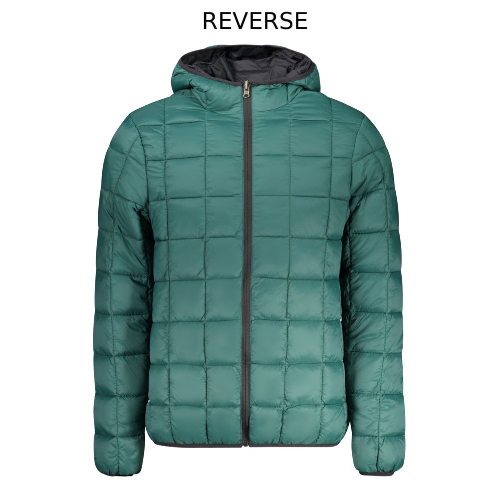 Norway 1963 Black Polyester Men's Reversible Jacket LUNESCAPE