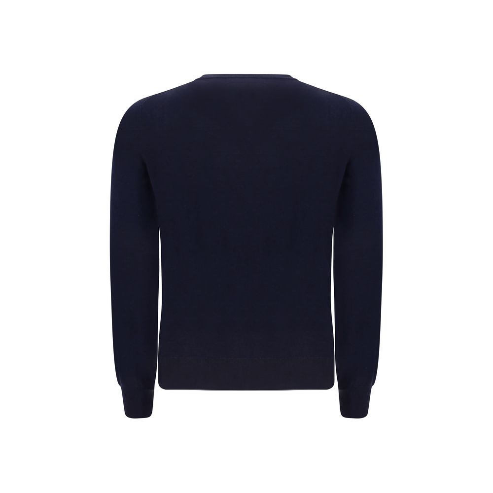 Brunello Cucinelli Blue Wool Oves Aries Sweatshirt