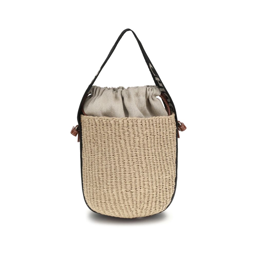 Chloé Beige Raffia Backet Bag LUNESCAPE