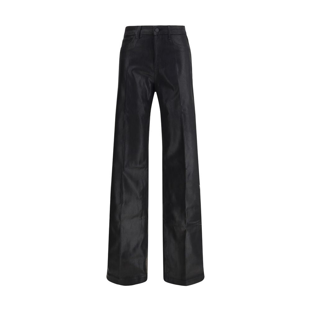 L'Agence Black Cotton Jeans Denim