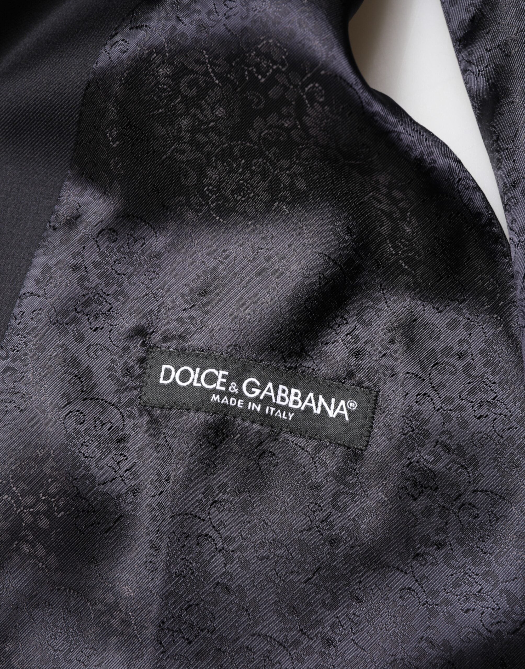 Dolce & Gabbana Blue Wool Single Breasted 3 Piece Men Suit