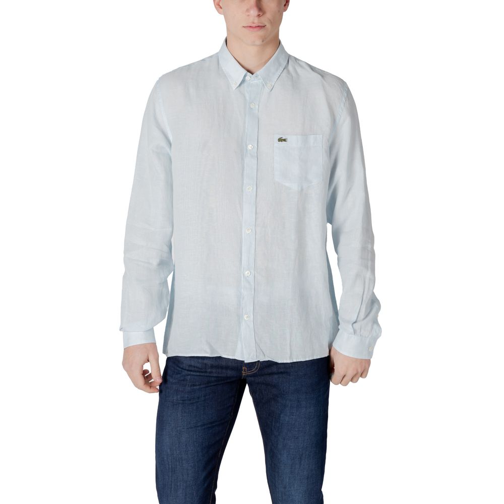 Lacoste Blue Linen Shirt LUNESCAPE